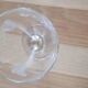 6 vintage engraved glass stemware glasses