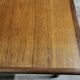Vintage Scandinavian design table in Teak asymmetric extension by Johannes Andersen 1960