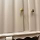 Beautiful pastel pink art deco bedside table