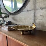 Empty pocket scallop in brass from the 50s