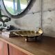 Empty pocket scallop in brass from the 50s