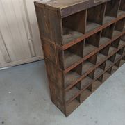 Duo of trade furniture sorting of the post shelf storage