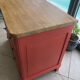 Vintage terracotta chest of drawers