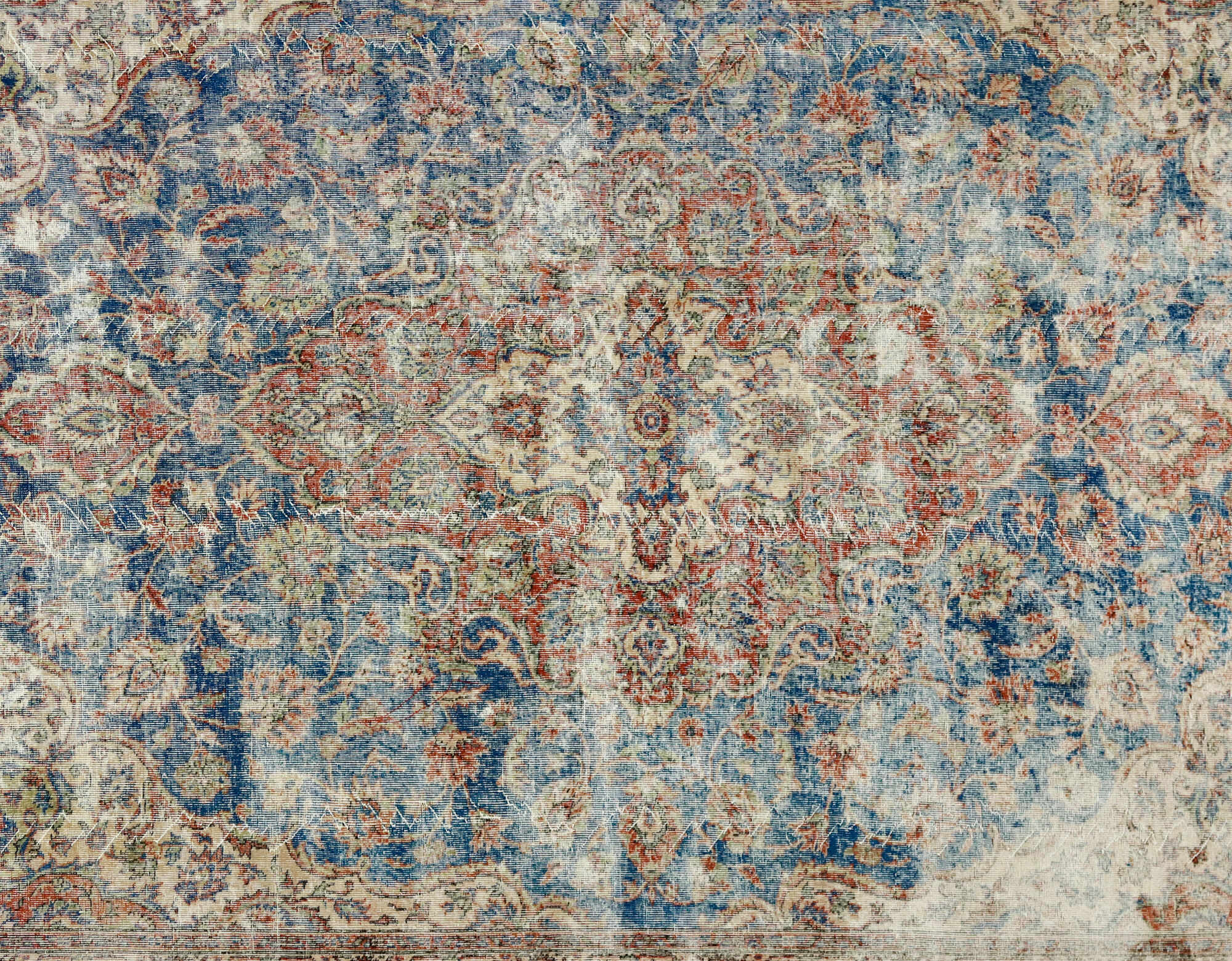 Anatolian handmade vintage rug 372 cm x 267 cm