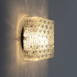 Square Flush Mount by Osvetlovaci Sklo Valasske Mezirici, 1960s