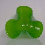 Green Sommerso Murano Glass Ashtray, Italy, 1960s