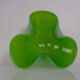 Green Sommerso Murano Glass Ashtray, Italy, 1960s