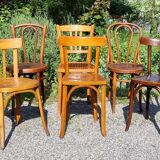 6 chairs bistrot XXe