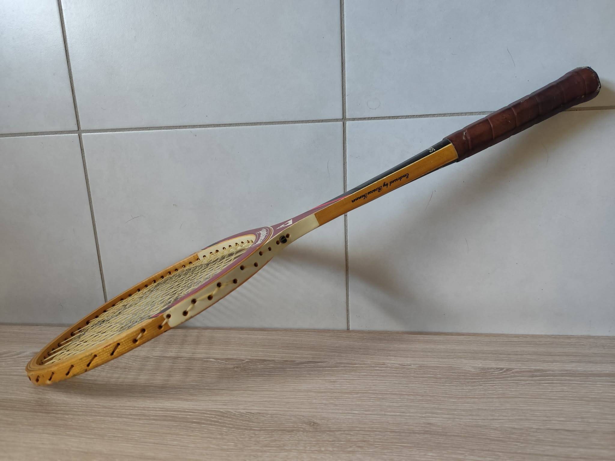 Racket Le Coq Sportif model Scorpion "Endorsed by Roscoe Tanner"