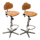 Pair of Vintage Workshop Chairs WERK SITZ – Industrial Icons