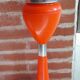 2 ashtrays 70' tulip vintage orange 50 cm