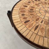 Coffee table "Les Herbiers" by Roger Capron