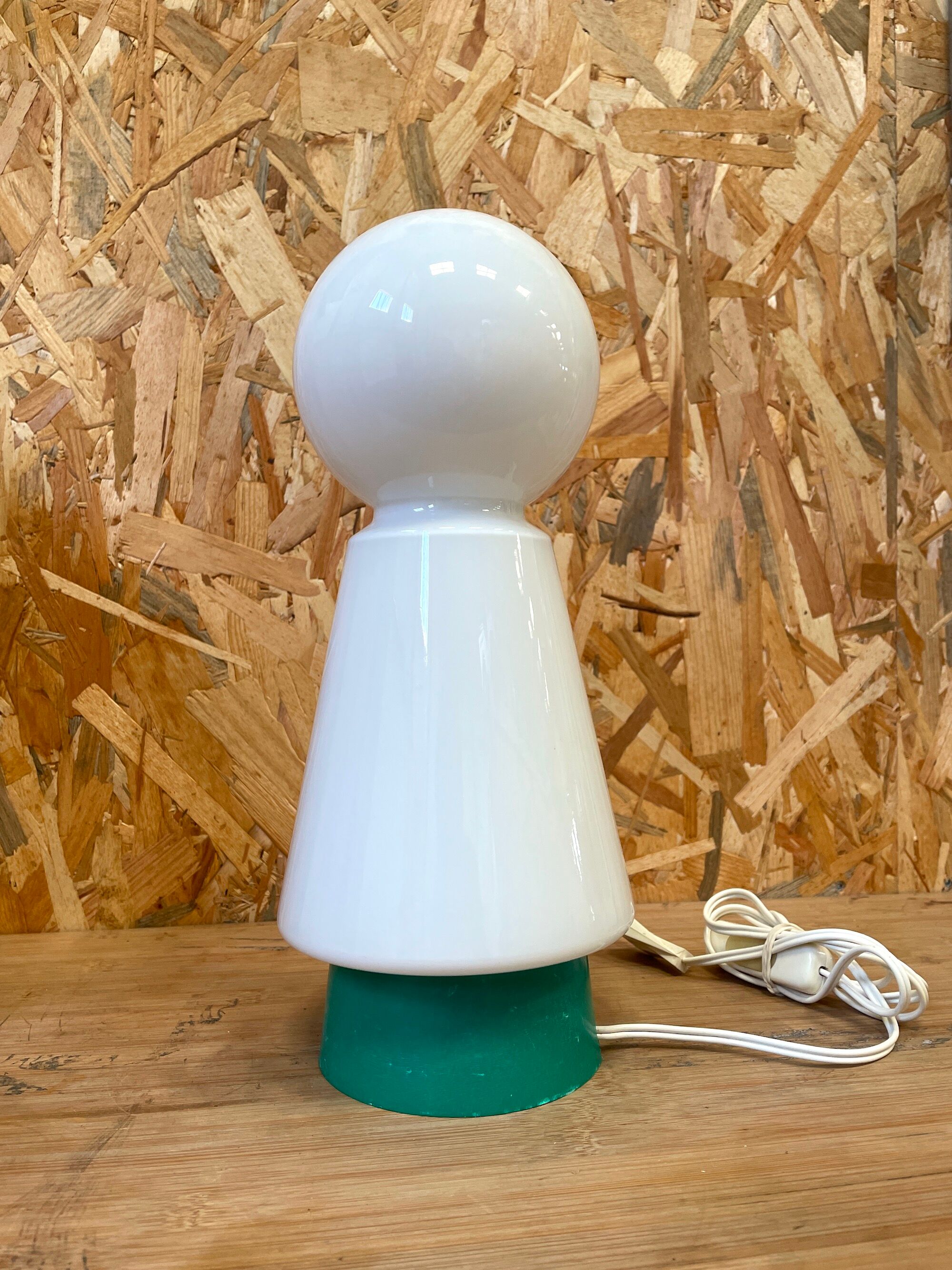 Vintage opaline lamp design - 1970s