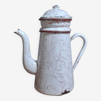 Cafetière émaillée ancienne