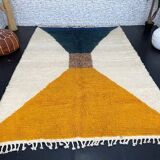 Handmade wool rug 3/2 Moroccan