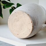 Speckled stoneware pitcher
