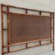 Traditional bamboo and cane headboard, 70's