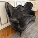 Set of sofa + 2 restored Napoleon III armchairs