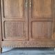 Wardrobe, oak linen cupboard from 1920.