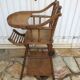Chaise haute de bébé ancienne