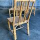 Lot de 6 chaises en rotin aux assises cannées