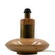 Hollywood regency pink granite and brass table lamp base, Italy 1970 ca.