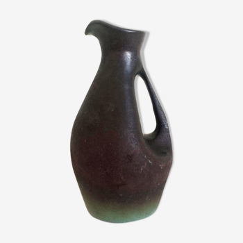 Etruscan style glass pitcher