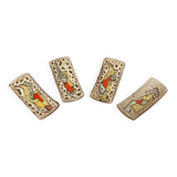 4 ceramic fat lava bowls by Marius Bessone – Vallauris – Mid-century