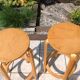 Pair of high Scandinavian/vintage style stools 60s-70s