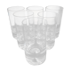 Kosta Boda 6-glass service by Walter Hickman 70s