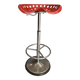 Red stool Faucheuse swivel Etienne Fermigier mirima 70