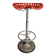 Red stool Faucheuse swivel Etienne Fermigier mirima 70