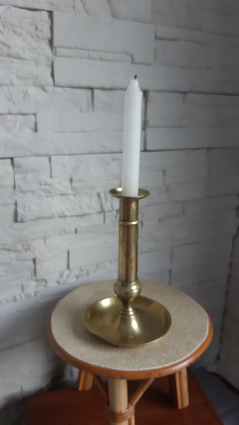 Brass candle holder