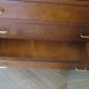 Pretty vintage chest of drawers - 4 drawers - 1960s - refined Scandinavian style - medium oak color