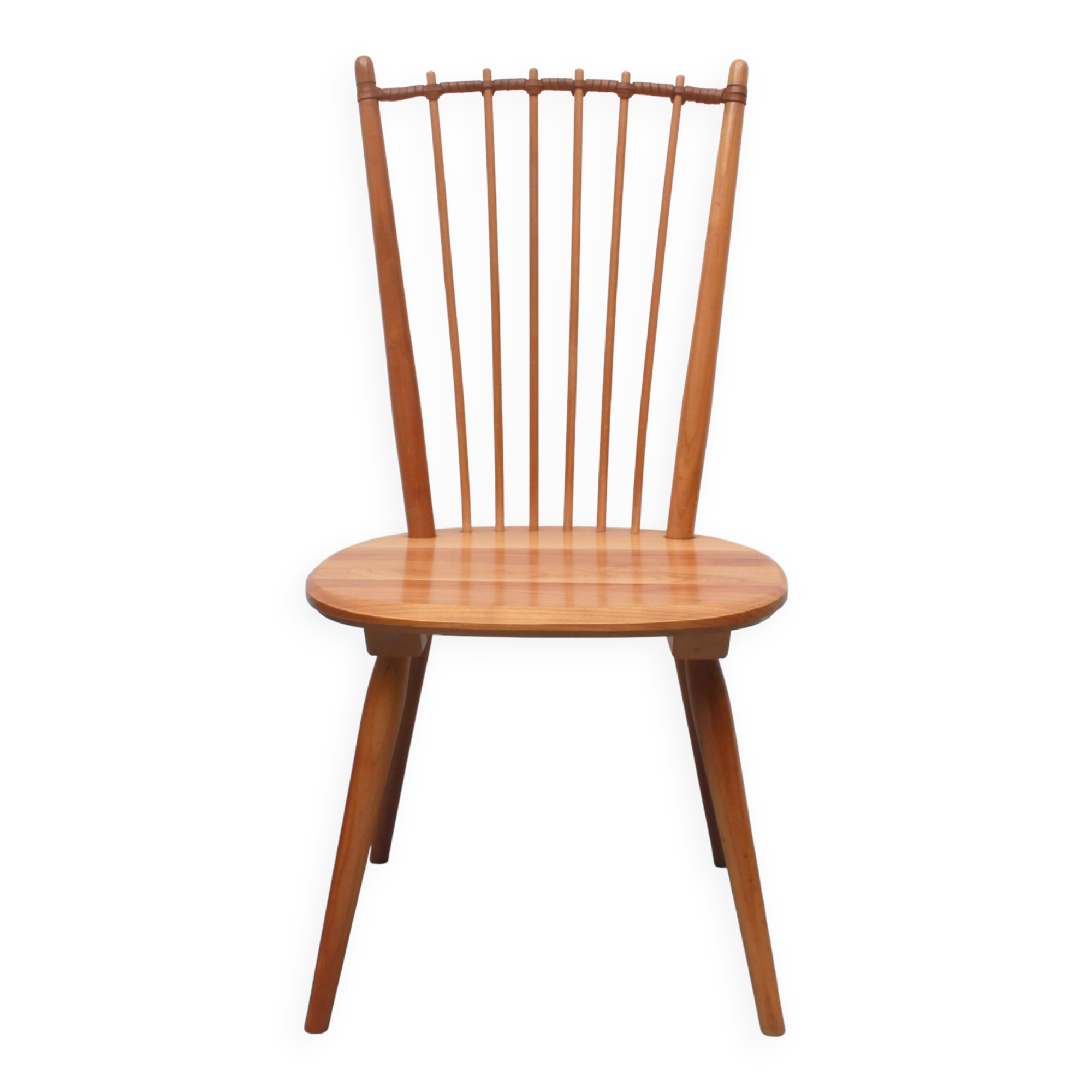 1950s chair in cherrywood, Albert Haberer