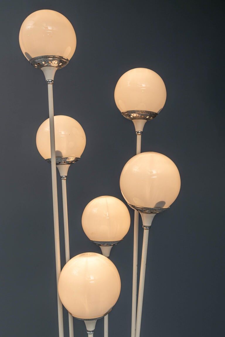 Contemporary floor lamp in the style of the Italian productions of the 1960s