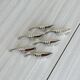 knife holder goose set of 6 metal