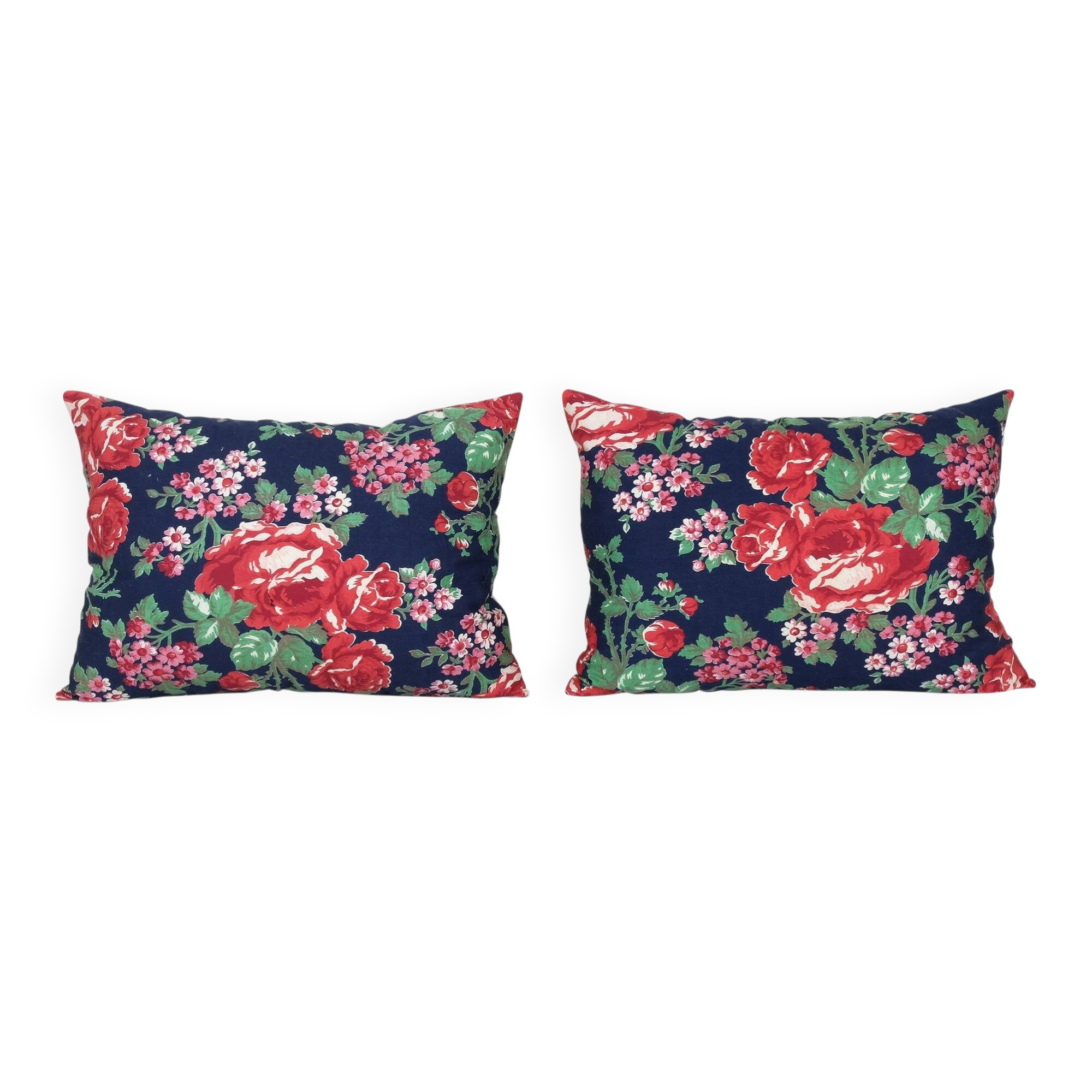 Set of 2 vintage Turkish cushion covers 41x56 cm