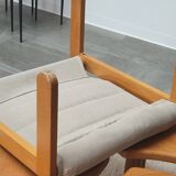 Natural linen chair