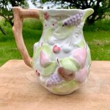 Vintage fruit flower slush water pitcher