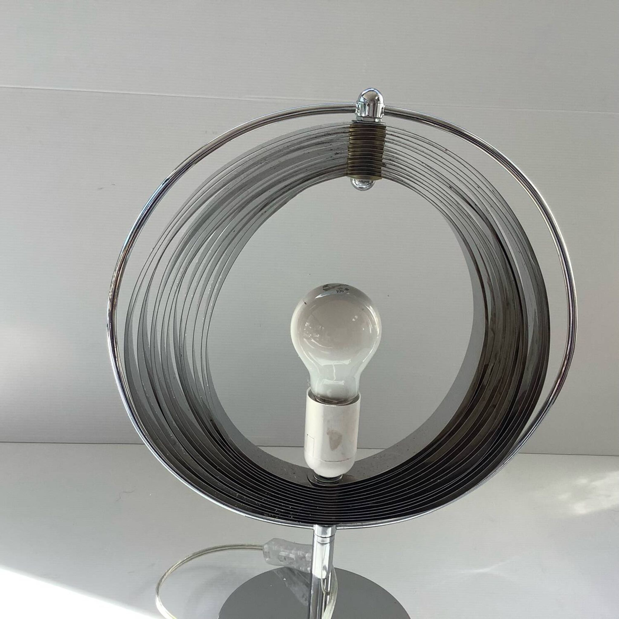 Moon Kare Designer Lamp 80’s Chrome Vintage Inspiration Vernon Panton
