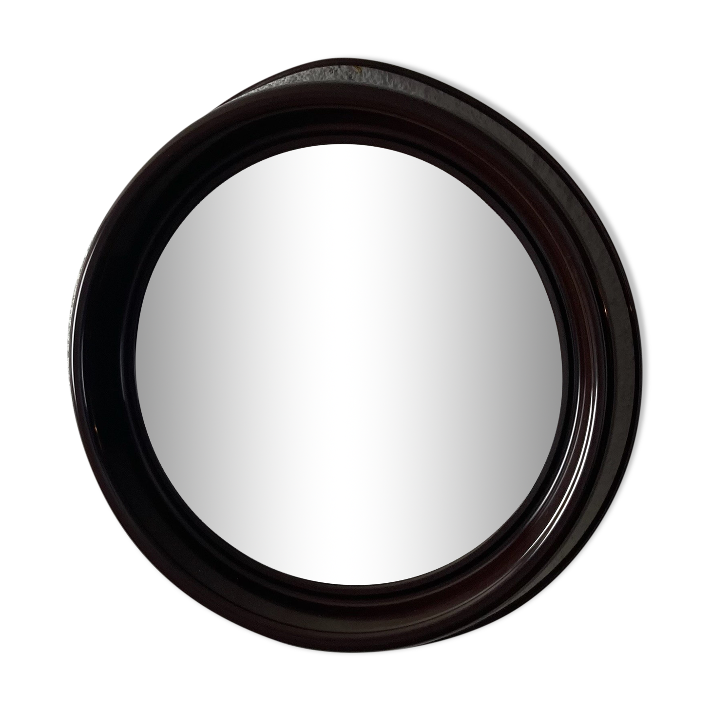 Dal Vera 70s space age mirror, plastic design made in Italy, 64x63 cm