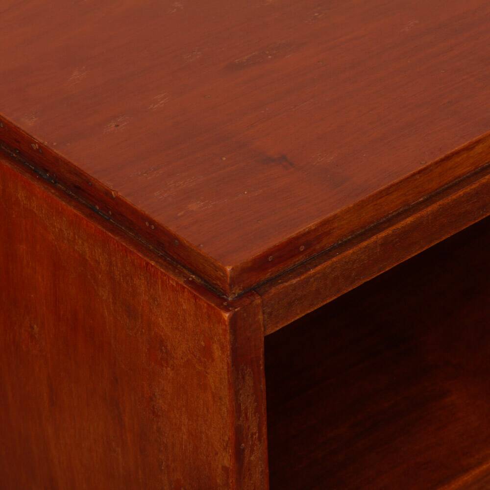 Pair of wooden bedside tables, French work from the 1940s.