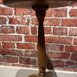 Wooden tripod pedestal table