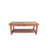 Grande table/comptoir de drapier en hêtre 1900's
