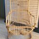 Vintage rattan armchair