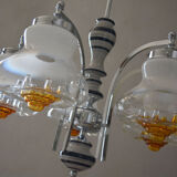 Lustre vintage original des années 1970 Mazzega Murano
