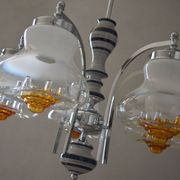 Lustre vintage original des années 1970 Mazzega Murano