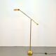 Brass Balance Reading Floor Lamp from Sölken Leuchten, 1980s