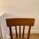 ensemble de 6 chaises bistrot en bois courbé années 50